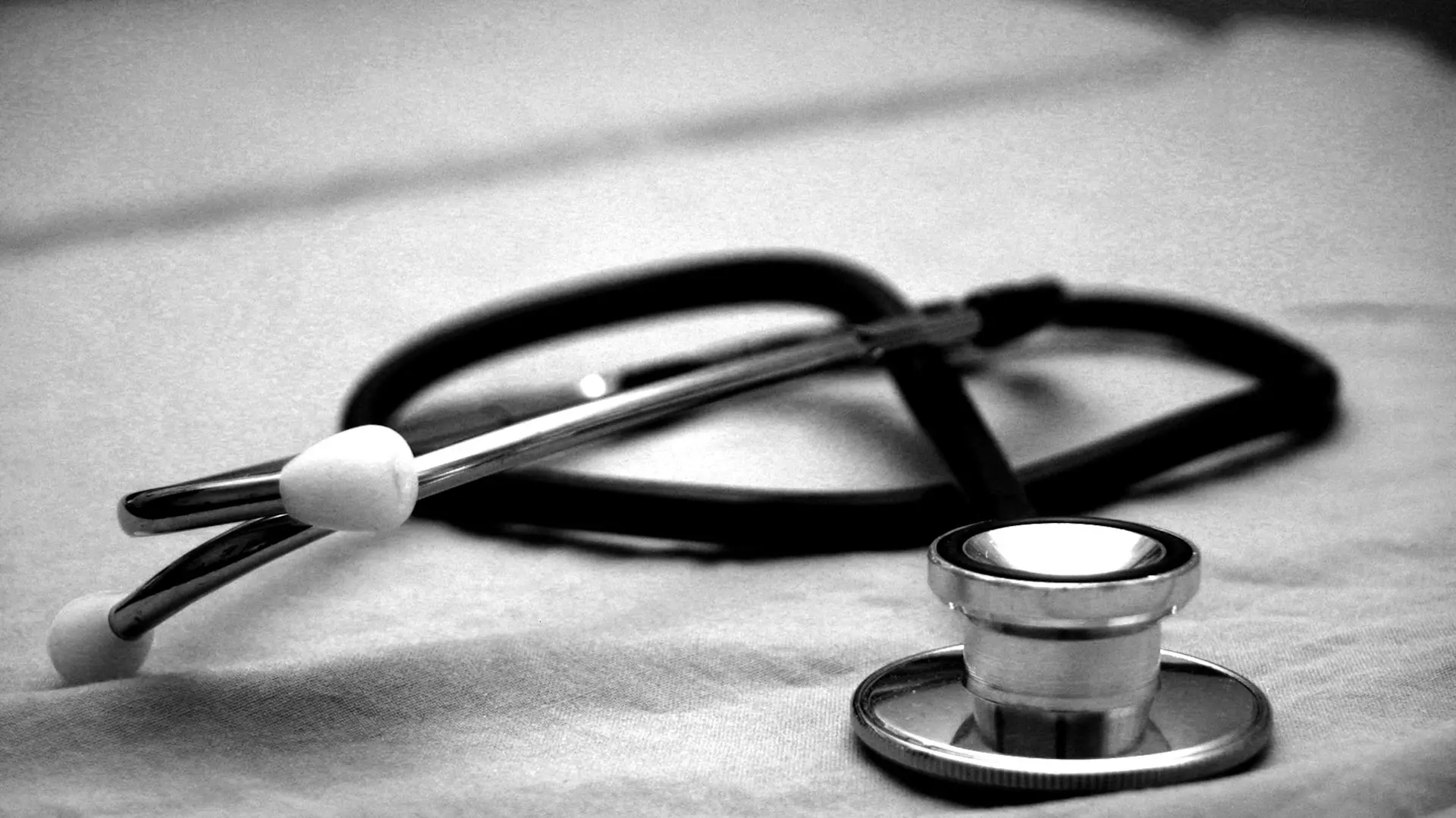black and gray stethoscope